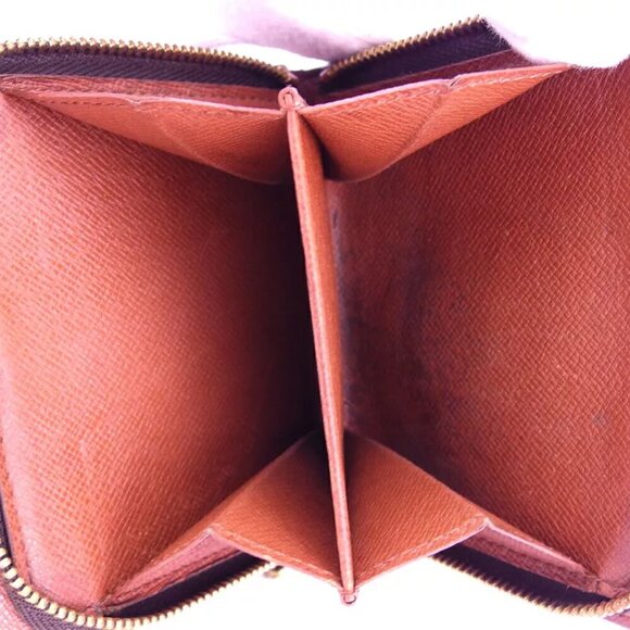 Louis Vuitton Two-folded wallet monogram beige monogram canvas used T10421 - Picture 6 of 7